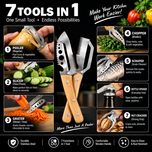 7-IN-1 MultiPurpose Peeler